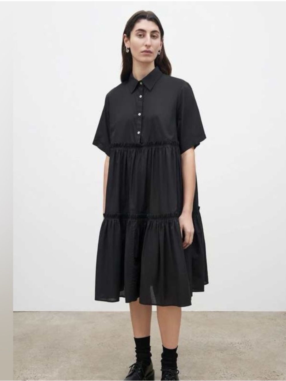 Kowtow Jesse Dress in Black - Size XS